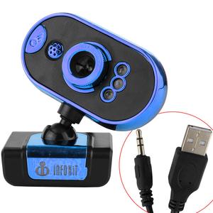 Web Cam Para Pc 16Mb Com Microfone Led Azul N-100MV - OEM N-100MV INFOKIT