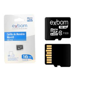 Cartão de Memória Micro SD 16GB Memory Card STGD-TF16G STGD-TF16G EXBOM