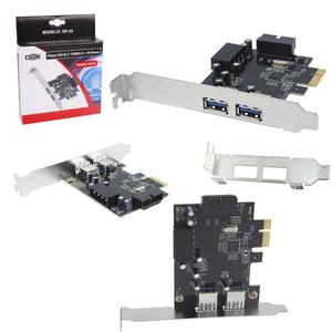 Placa PCI-E 2 Portas USB 3.0 Com 19 Pinos DP-23 DEX DP-23 DEX