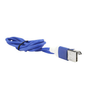 Cabo USB Para V8 2.4A 1 Metro Azul Sem Embalagem CABO V8 GENERICA