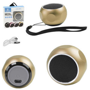 Caixa De Som Bluetooth Mini Speaker 3W Dourado LEHMOX LES-M10 LES-M10 LEHMOX