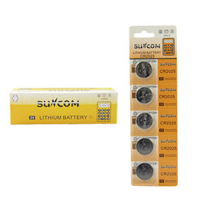 Micro Bateria Suncon 3V Caixa Com 100 Unidades CR2025 CR2025 GENERICO