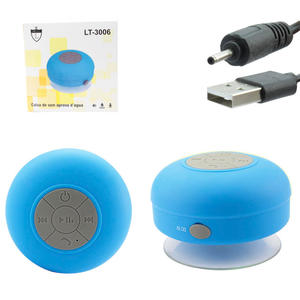 Caixa De Som 3W Bluetooth Á Prova D'água Azul LT-3006 GENERICO