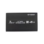 Case 2.5 HD Sata Usb 2.0 Para PC e Notebook Preto KP-HD001/B KNUP