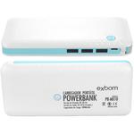Carregador Power Bank 10000Mah Universal Para Celular Com 3 Portas Usb Pb-Mx10 Azul PB-MX10 EXBOM