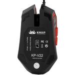 Mouse Gamer 2400 dpi 6 Botões Com Led Vermelho Knup KP-V22 KP-V22 KNUP
