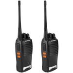 Rádio Comunicador PAR Walk Talk Com Carregador E Fone De Ouvido Bateria: 1500 Mah Alcance 1Km Anatel BF-777S BAOFENG