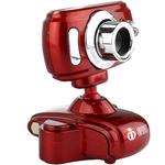 Web Cam Para Pc 16Mb Com Microfone Vermelho N-200MV - OEM N-200MV INFOKIT