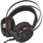 Headphone Gamer Com Microfone Sound Bass Vibration Vermelho Knup KP-417 KP-417 KNUP