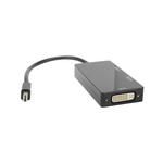 Conversor Mini Displayport Macbook HDMI VGA E DVI 3 Em 1 10 Centímetros DEX AD-905A AD-905A DEX