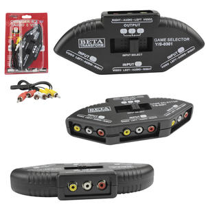 Hub Rca 3 Entradas 1 Saida XTRAD XT-5029 XT-5029 XTRAD