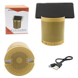 Caixa De Som Bluetooth USB Com SD Card 5W Dourado SH-Q3 GENERICO