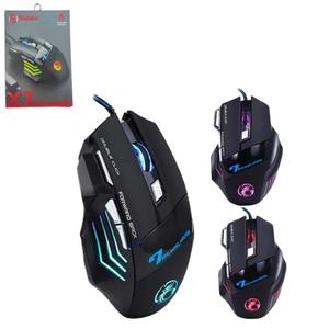 Mouse Gamer Óptico 2400 Dpi 7 Botões Led Shinka X7 X7 SHINKA
