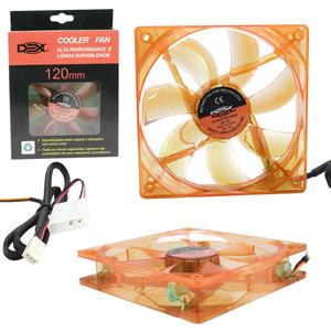 Cooler Fan 12x12 Para Gabinete 120mm Luz Neon Azul DX-12L DX-12L DEX