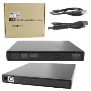 Mini Gravador CD E DVD Slim Externo USB 2.0 DEX DG-100 DEX
