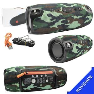 Caixa Som Portátil Xtreme Mini Bluetooth 2X20W Potencia Usb P2 Sd Card Camuflado XTREME GENERICO