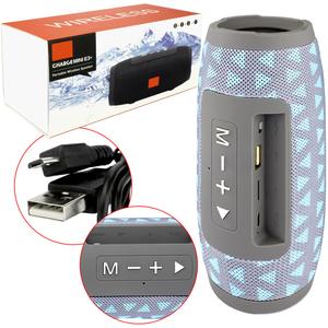 Caixa De Som Charge Mini 3+ Bluetooth 7W Resistente Água Cinza 3 + GENERICO