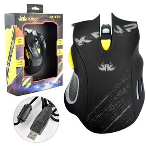 Mouse Gamer 2400 dpi 6 Botões Led Knup KP-V30 kp-v30 KNUP