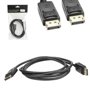 Cabo Displayport Macho Para Macho 1.8 Metros Preto DISPLAYPORT GENERICO