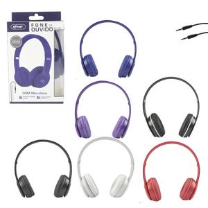 Headphone Fone de Ouvido P2 Cores Sortidas KP-429 KNUP