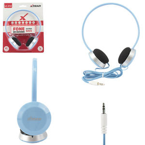 Headphone Super Bass Azul LC-314 XTRAD