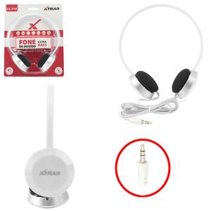 Headphone Super Bass Branco XTRAD LC-314 Kp-413 XTRAD