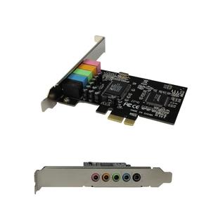 Placa De Som PCI-Express Com 5 Canais DP-65 DEX DP-65 DEX