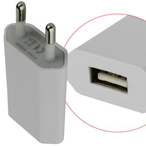 Adaptador de Tomada Usb 5V 1A 110/240v Tomada GENERICO