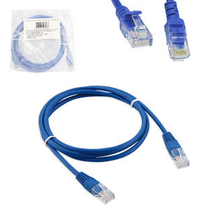 Cabo De Rede Patch Cord Cat5 1.5 Metros Azul ANATEL CY-5128-CAT5E-1.5M-BL SECCON