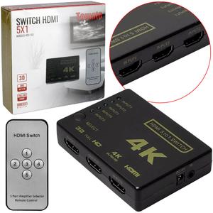 Switch HDMI 1.4 Com 5 Entradas E 1 Saída HDMI TOMATE MTV-151 MTV-151 TOMATE