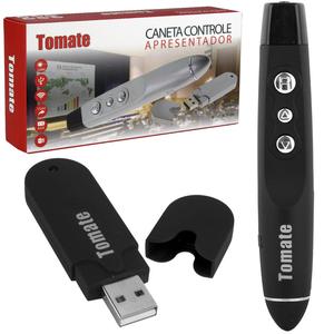 Laser Pointer Apresentador de Slide Conexão Usb Wireless MTP-001 TOMATE