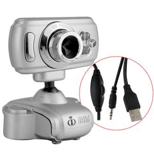 Web Cam Para Pc 16Mb Com Microfone Prata N-200MV N-200MV INFOKIT