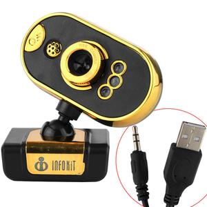 Web Cam Para Pc 16Mb Com Microfone Led Amarelo N-100MV -OEM N-100MV INFOKIT