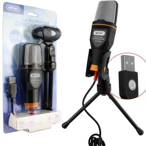 Microfone Condensador USB Para Vídeo Youtube e Mesa Gravação KP-916 KNUP Kp-916 KNUP