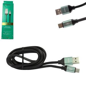 Cabo USB-C 1.20 Metros USB Preto 3A CB-TPC-670 SHINKA