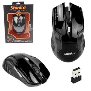 Mouse Wireless Alcance de 10 Metros 1600 Dpi Preto Shinka E-1900 E-1900 SHINKA