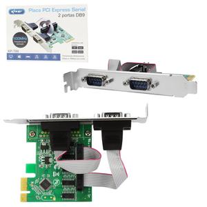 Placa Pci Express Serial 02 Portas DB9 KP-T89 KNUP