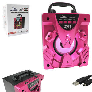 Caixa De Som Bluetooth 10W USB Com SD Card P2 FM Bivolt Rosa Anatel D-BH3101 D-BH3101 GRASEP