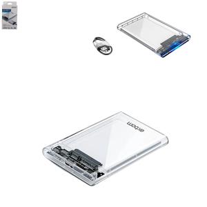 Case Gaveta para HD 2.5" Notebook SATA USB 3.0 , Transparente CGHD-35 EXBOM