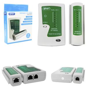 Testador de Cabo de Rede Lan Compatível RJ45 RJ11 Knup KP-M0002 KP-M0002 KNUP