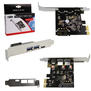 Placa PCI-E 2 USB 3.0 Porta 3.1 USB-C Sata Fonte Atx DP-33C DEX DP-33C DEX