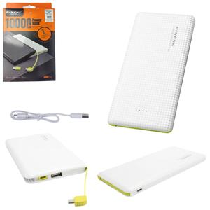 Carregador Portátil Universal com 1 Porta USB V8 E iPhone 5V 10000mA Branco PN-951 PINENG