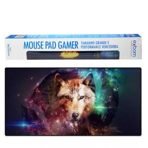 Mouse Pad Gamer Estrela De Lobo 70x35cm Grande EXBOM 7035C02 EXBOM