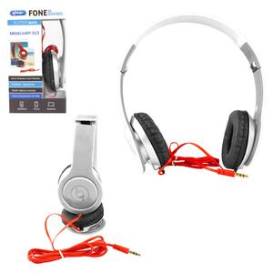Headphone Super Bass Plug P2 Branco KP-313 KNUP