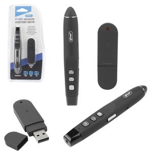 Laser Pointer Sem Fio Transmissor e Receptor USB KNUP KP-8008 KP-8008 KNUP