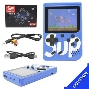 Mini Vídeo Game Portátil SUP 400 Jogos Clássico Azul UXJ-996 UXJ-996 GENERICO