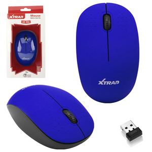 Mouse Wirelles Óptico Com Scroll 1600 Dpi 10 Metros de Alcance Azul XTRAD XD-606 XD-606 XTRAD