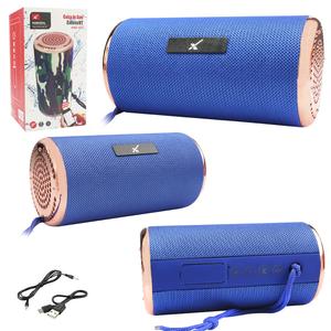 Caixa de Som Bluetooth 5W Rms 150HZ-20KHZ Atende chamadas Entrada USB Auxiliar Micro SD Tecido Azul XTRAD XDG-153 XDG-153 XTRAD