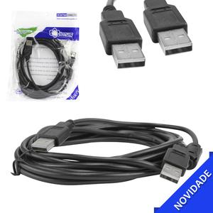 Cabo USB Macho Para Macho Com Filtro 5 Metros Lotus USB 5 METROS LOTUS