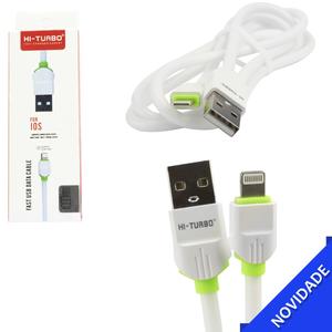 Cabo USB Turbo para iPhone Lightning 2.4A 1 Metro T-702I T-702I GENERICO